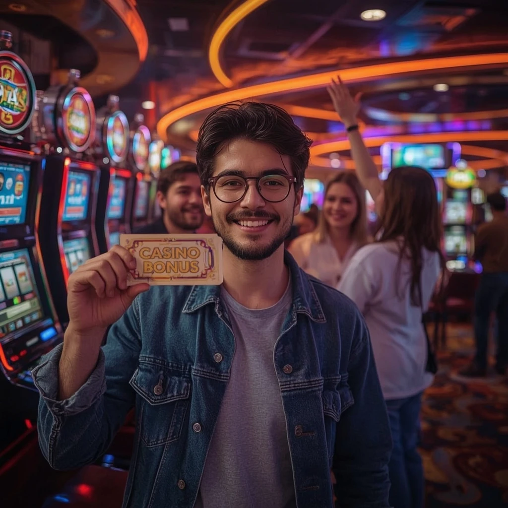 une personne tenant un bonus Casino Cobra