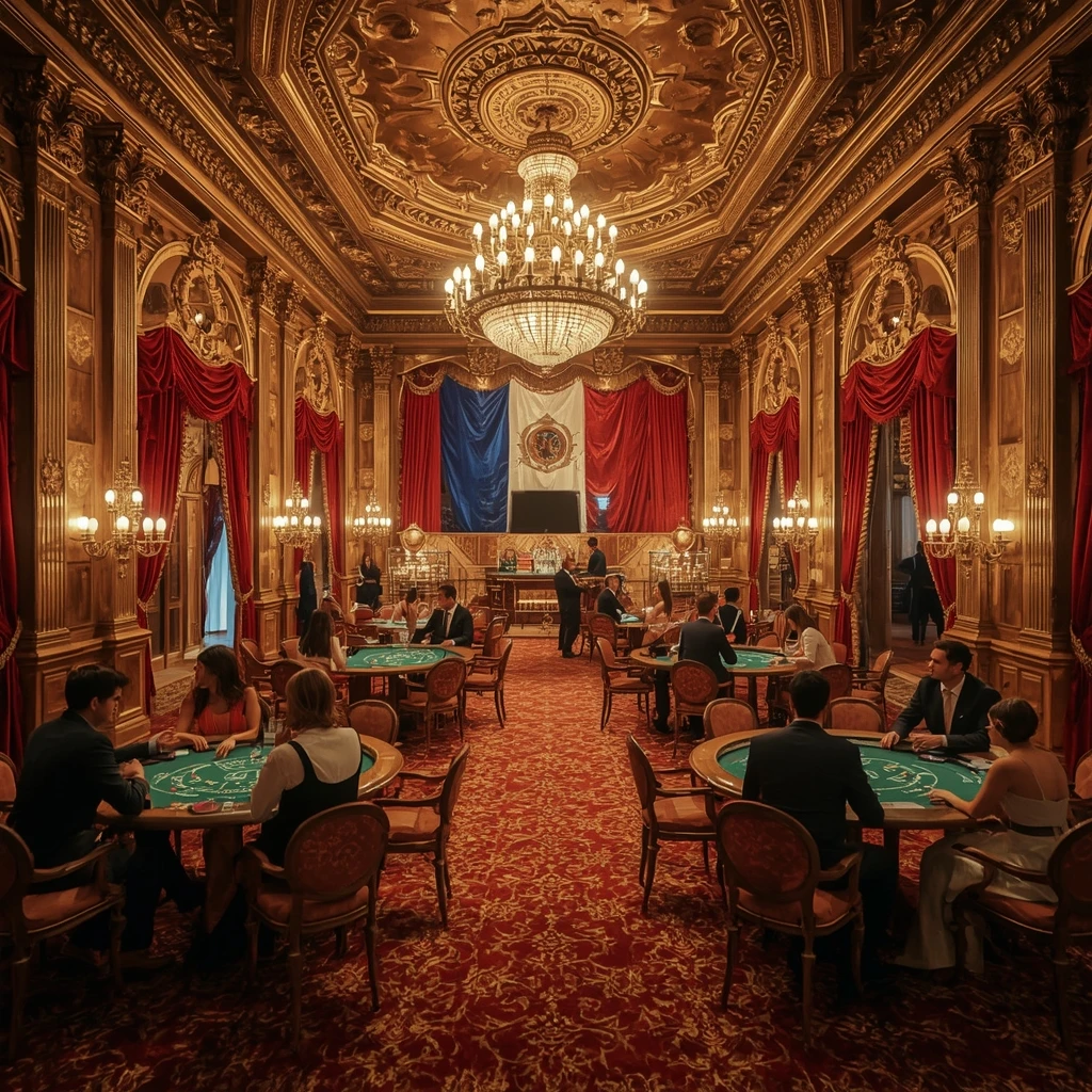 Le casino et le drapeau français CASINO COBRA